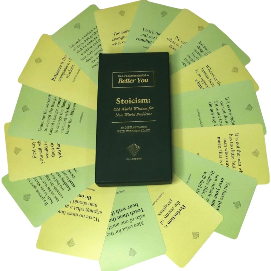 Stoic Wisdom Cards Set – Daily Words of Inspiration
