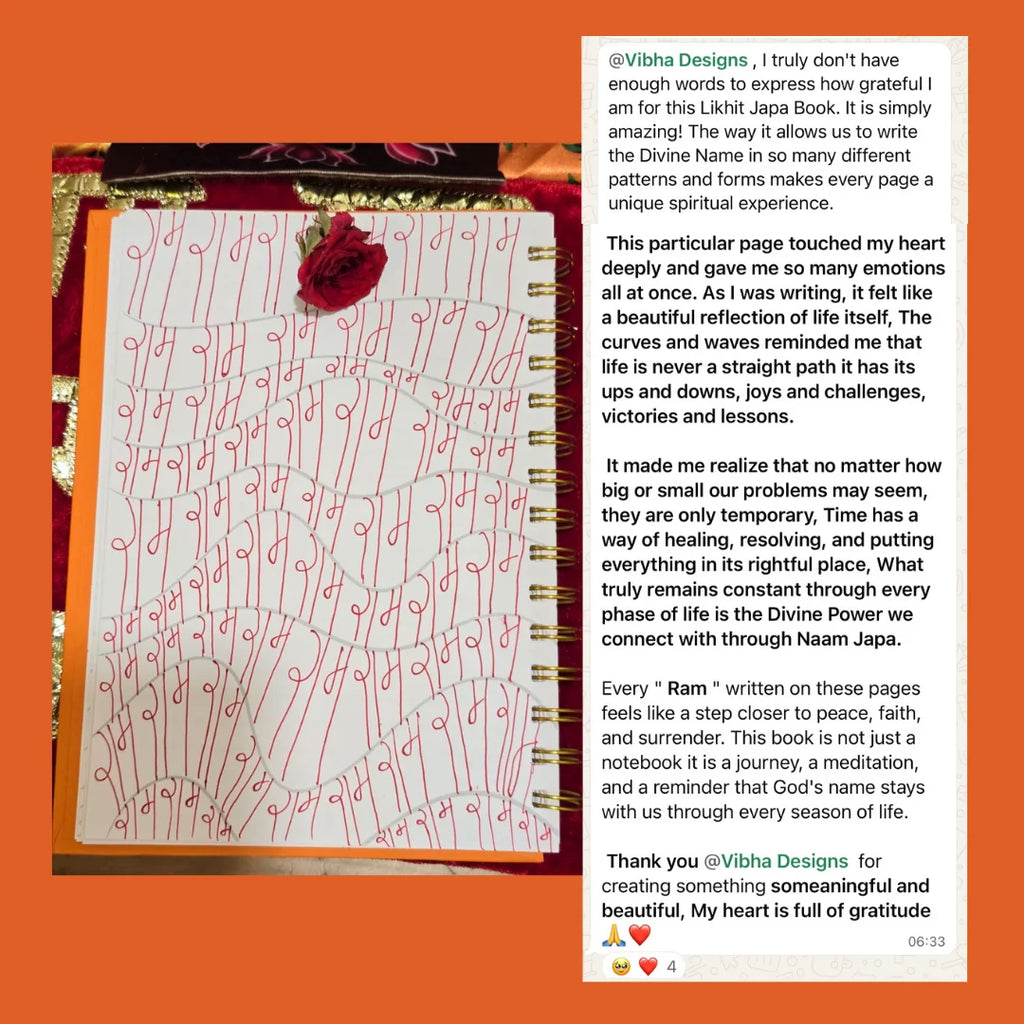 Likhit Japa – A Meditative Writing Practice Book