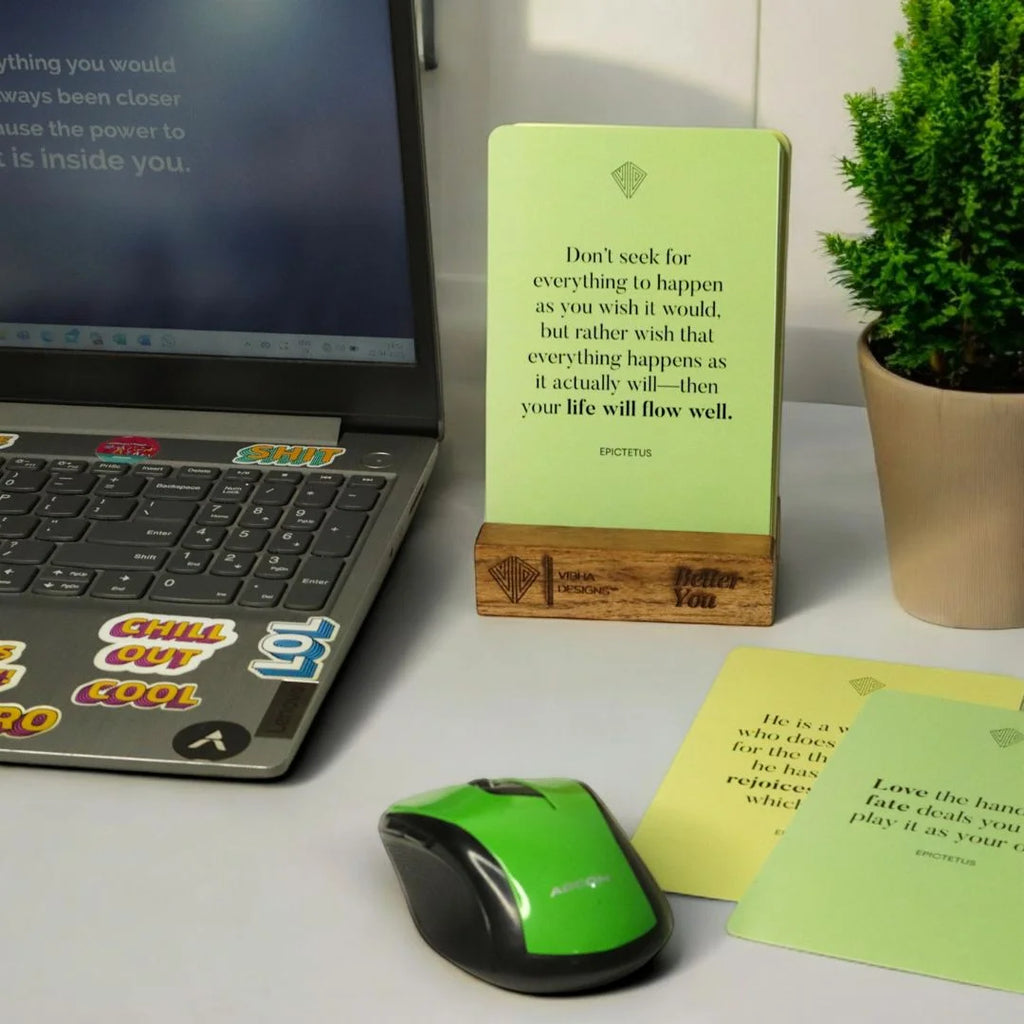 Stoic Wisdom Cards Set – Daily Words of Inspiration