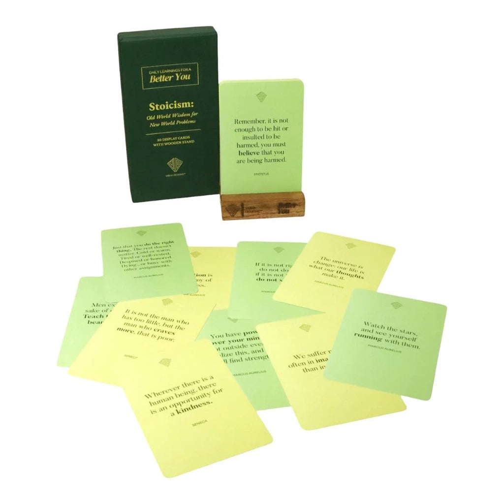 Stoic Wisdom Cards Set – Daily Words of Inspiration