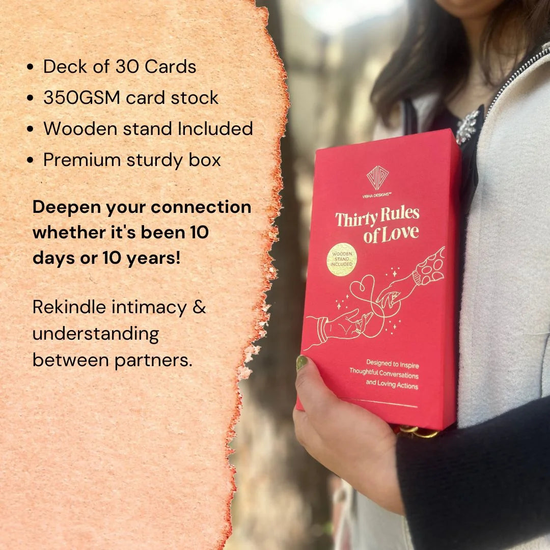 30 Rules of Love – Love Cards for Couples