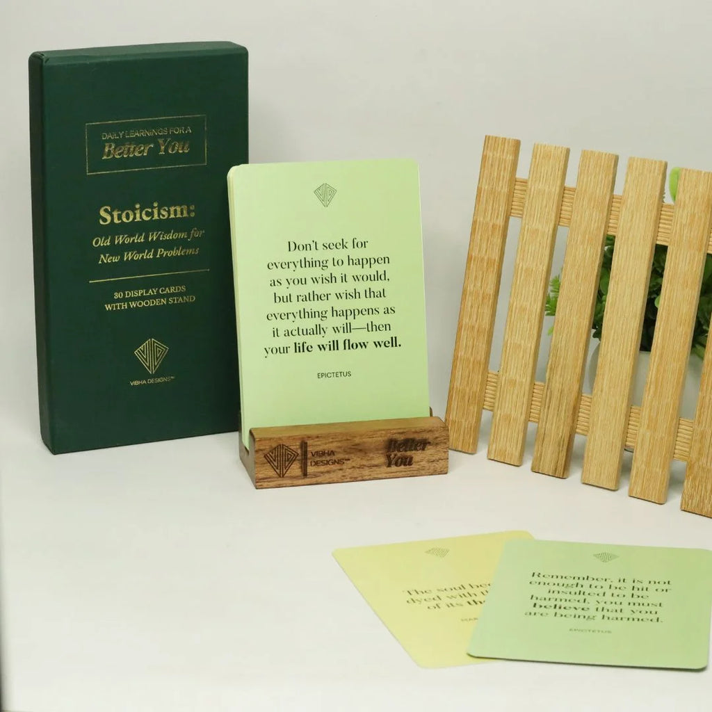 Stoic Wisdom Cards Set – Daily Words of Inspiration
