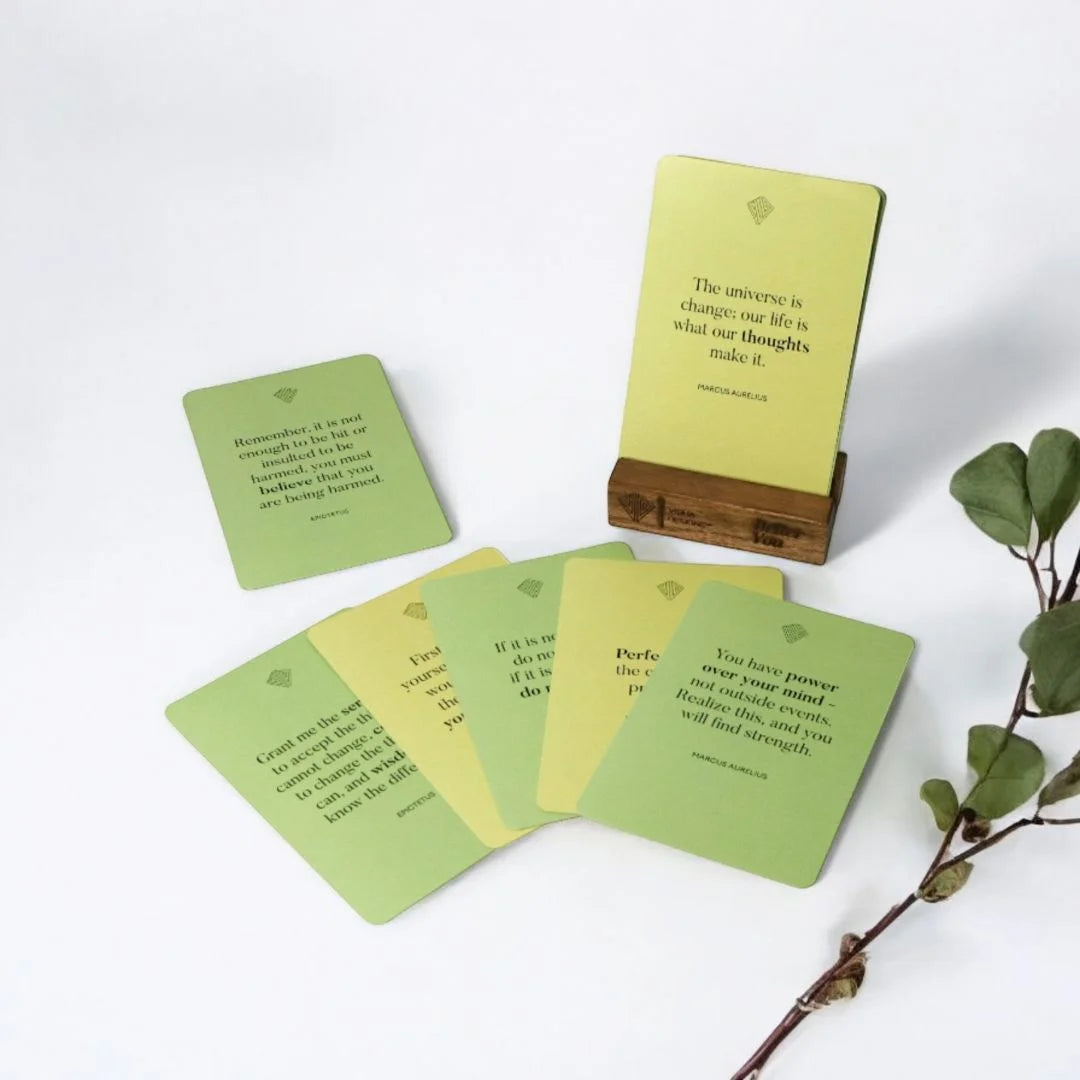Stoic Wisdom Cards Set – Daily Words of Inspiration