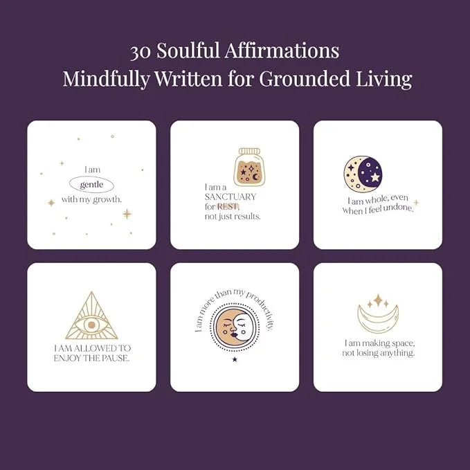 Slow Cards – Set of 30 Affirmations for Grounded Living