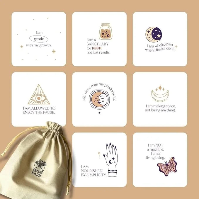 Slow Cards – Set of 30 Affirmations for Grounded Living