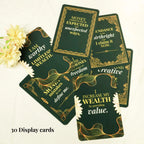 Financial Abundance Affirmation Cards – Deck of 30 for Money Mindset