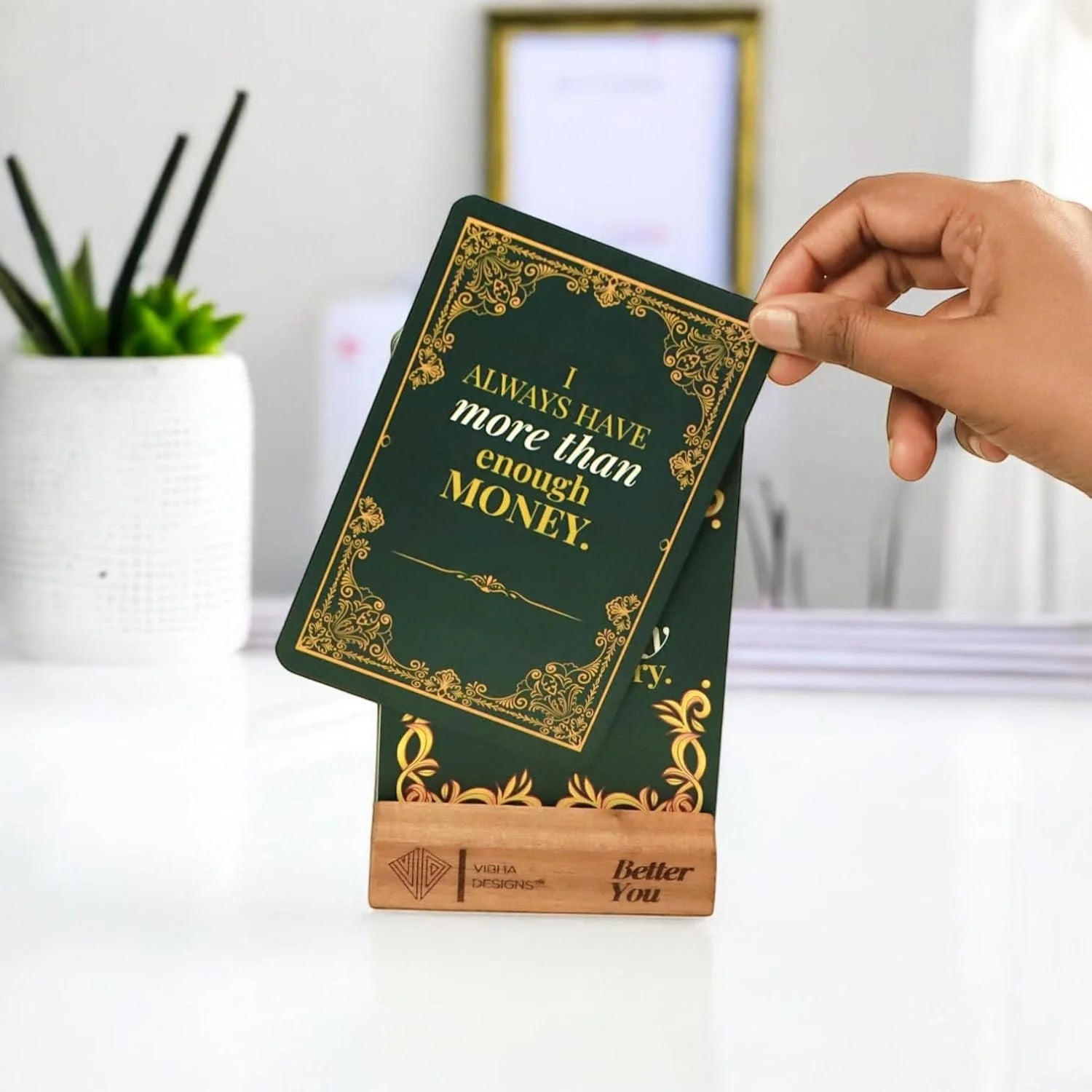 Financial Abundance Affirmation Cards – Deck of 30 for Money Mindset