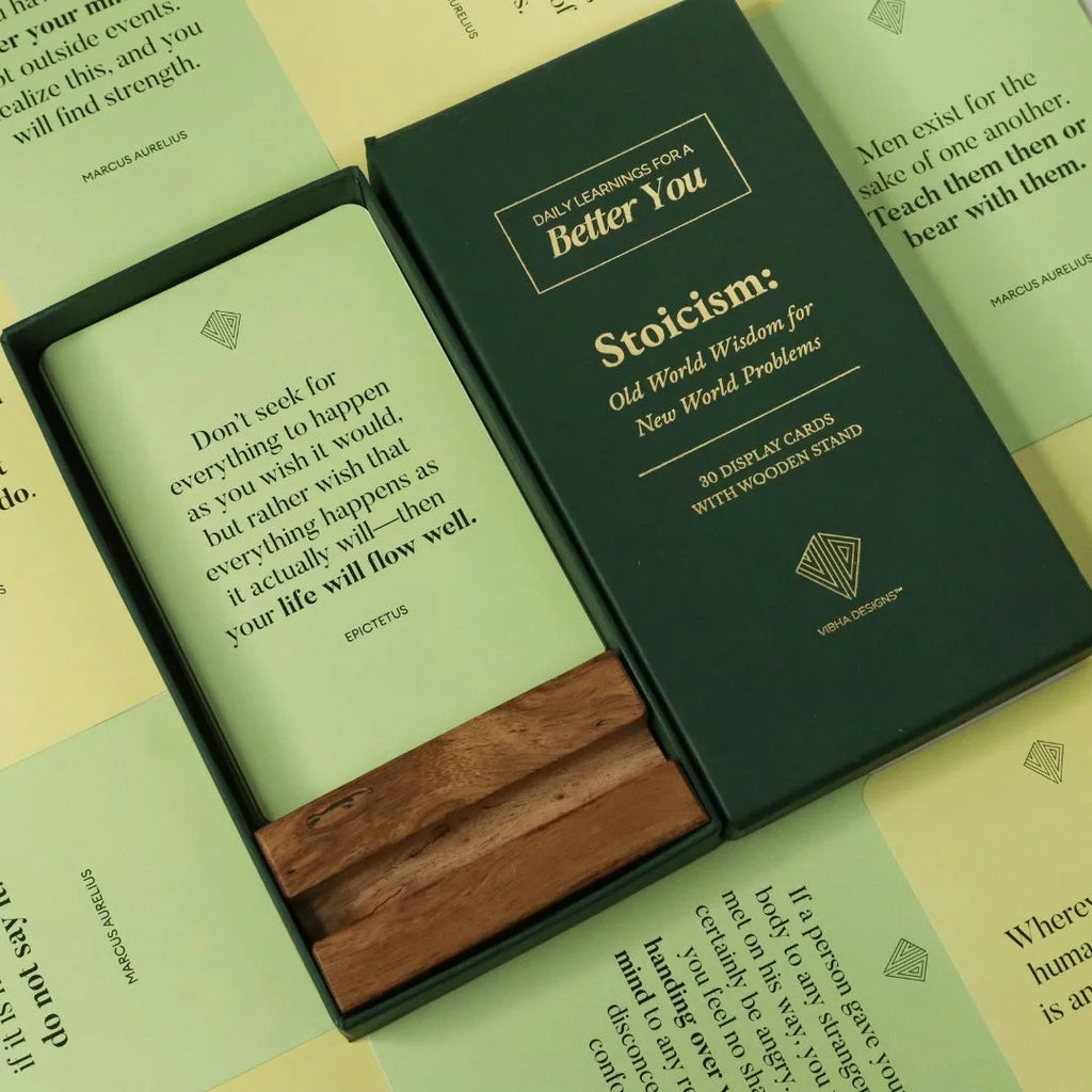 Stoic Wisdom Cards Set – Daily Words of Inspiration