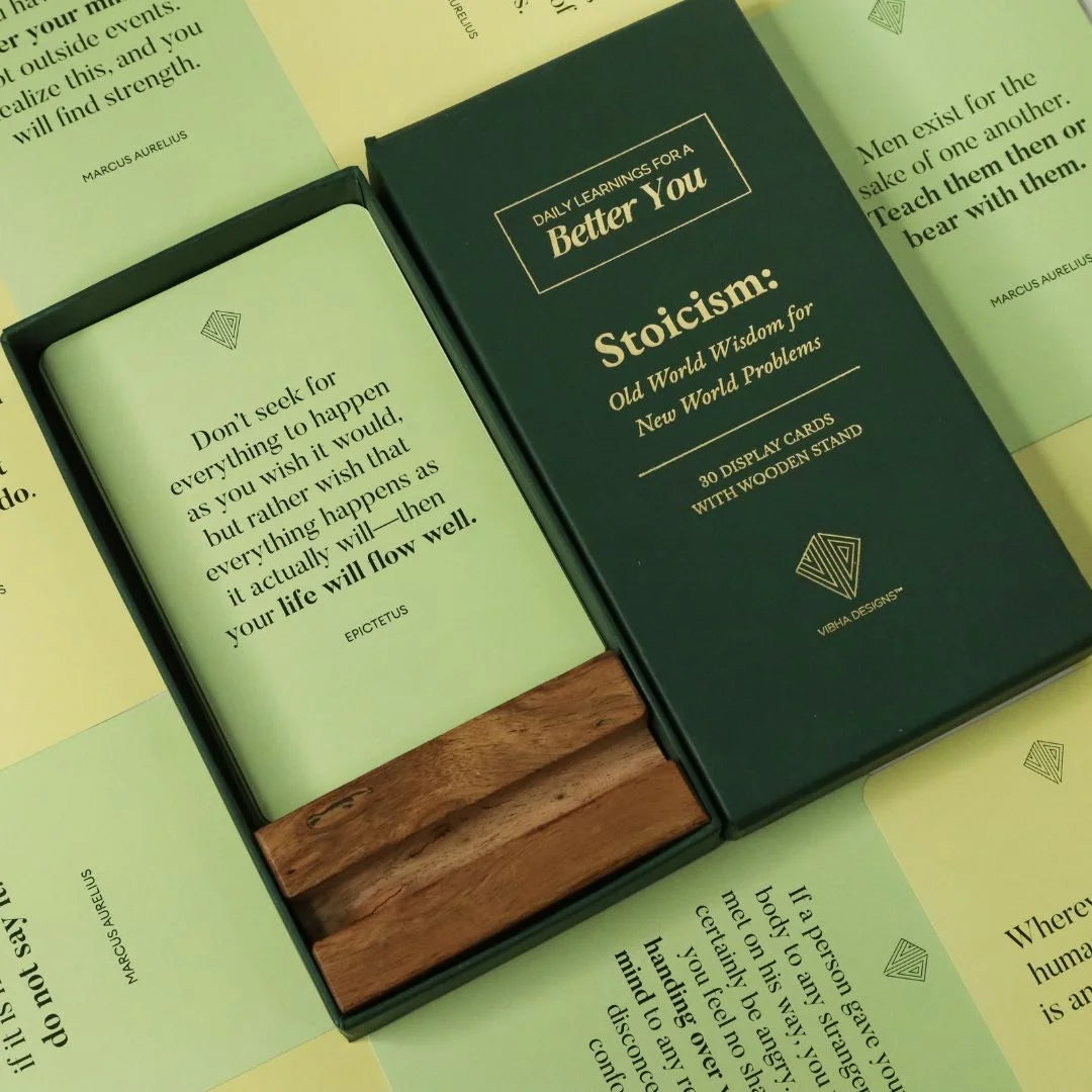 Stoic Wisdom Cards Set – Daily Words of Inspiration