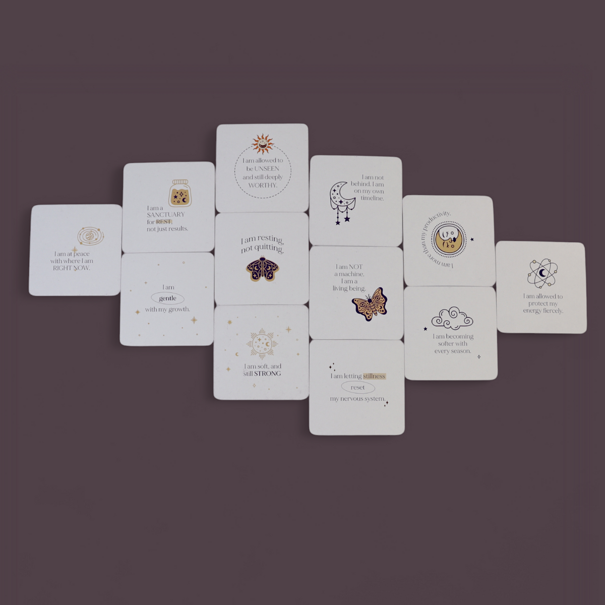 Slow Cards - 30 Affirmations for Grounded Living