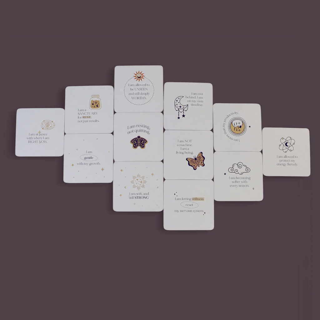 Slow Cards – Set of 30 Affirmations for Grounded Living