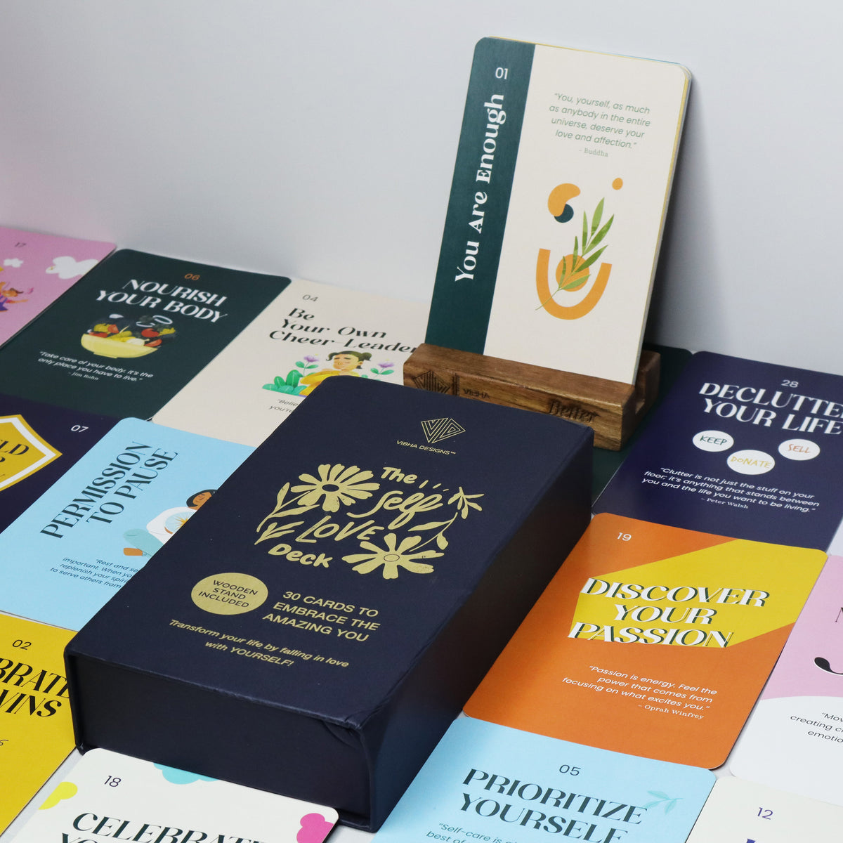 Self-Love Card Deck - 30 Affirmations for Confidence & Self-Worth