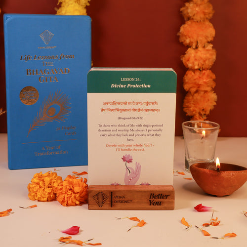 Bhagavad Gita Card Deck - 52 Shlokas for Modern Life