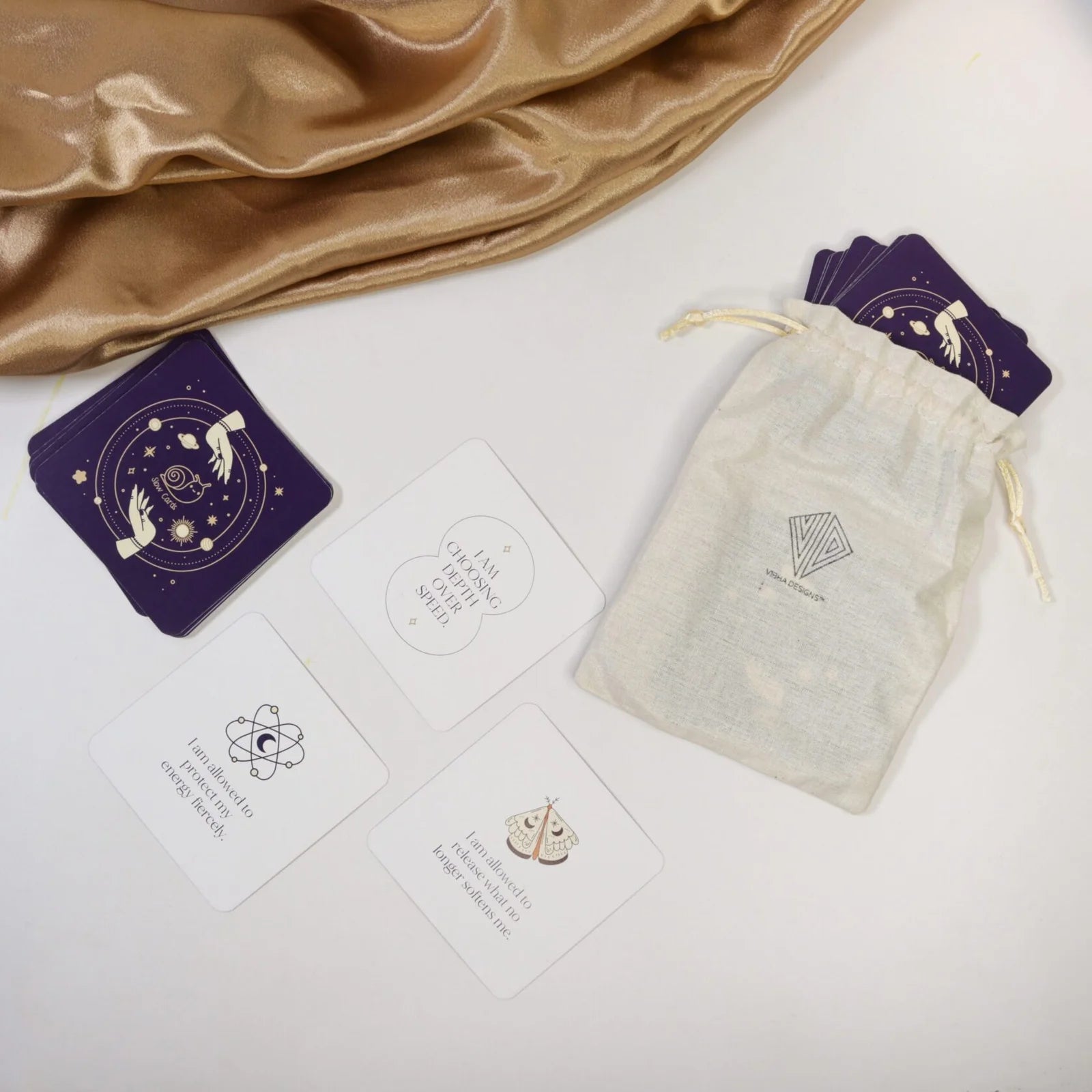 Slow Cards – Set of 30 Affirmations for Grounded Living
