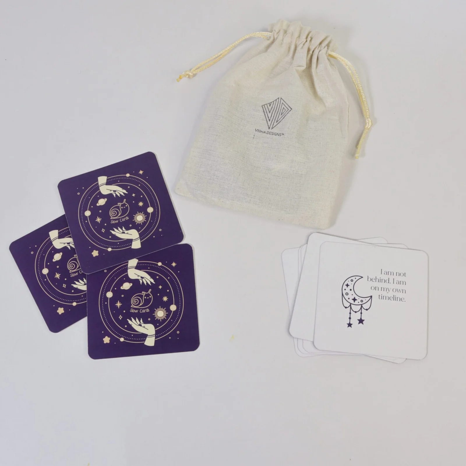 Slow Cards – Set of 30 Affirmations for Grounded Living